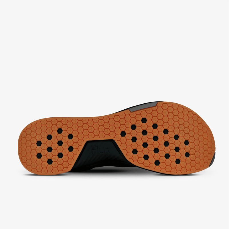 Outsole Black shoe with Gum Sole Running Shoe 
