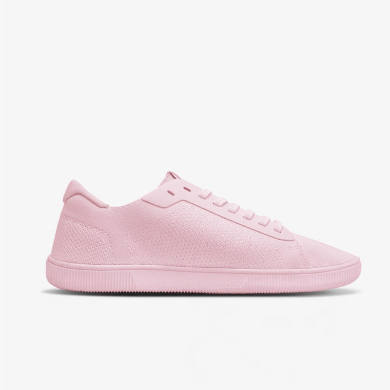 Medial: Blush pink athleisure barefoot casual crossfit workout shoes 