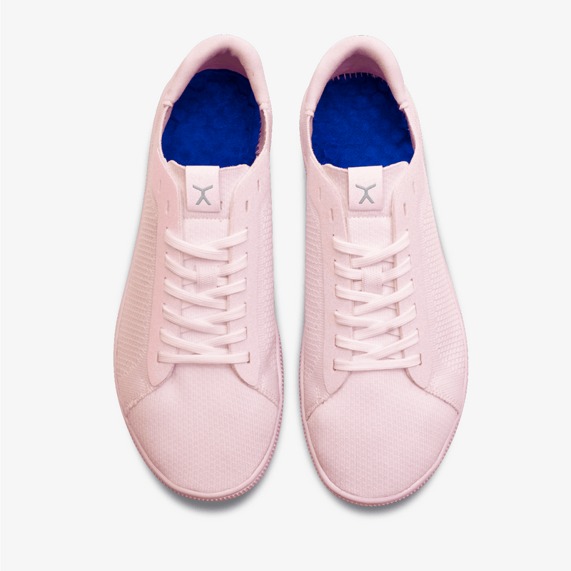 Top Down: Blush pink athleisure barefoot casual crossfit workout shoes 