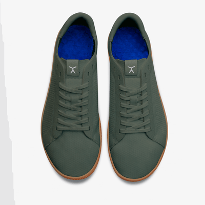 Top: Outsole: Olive Green / Gum athleisure barefoot casual crossfit workout shoes #color_olive-gum
