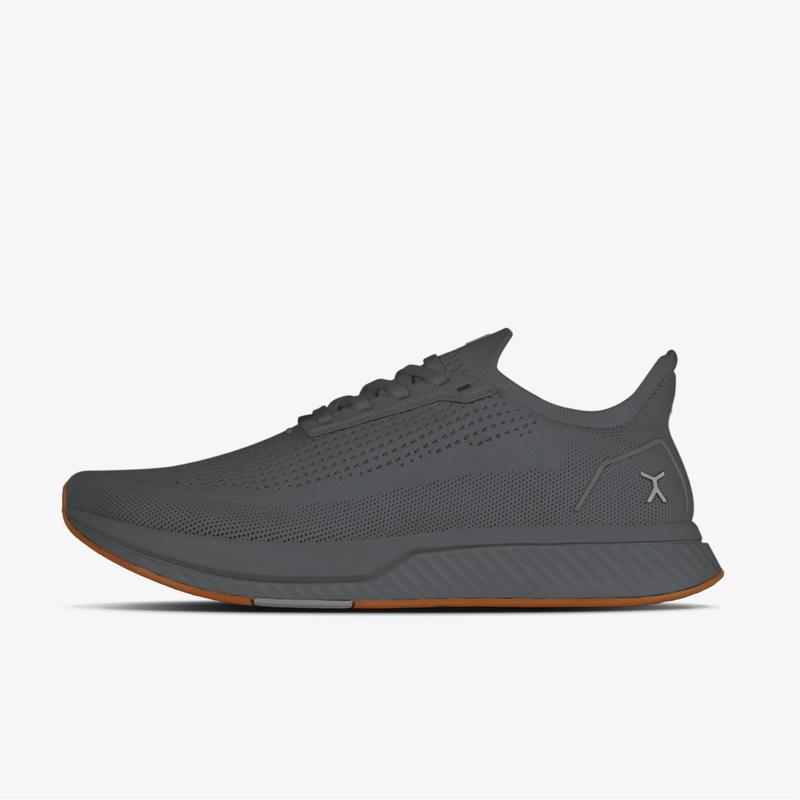 Lateral grey gum running shoe 