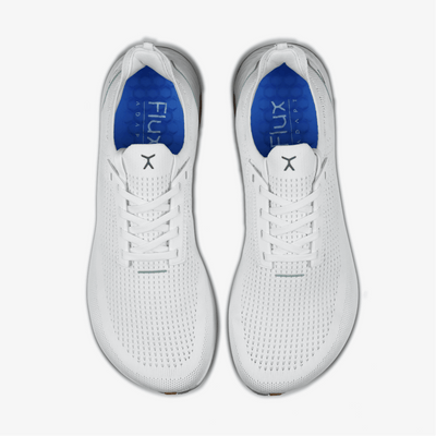 Top Down White with Gum Sole Running Shoe #color_white-gum-rn