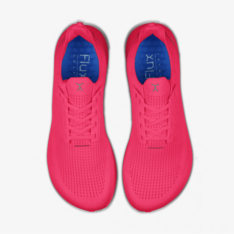 Top Down of pink running shoe 