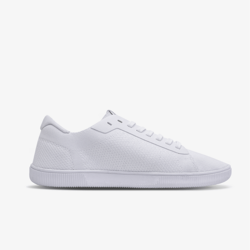 Medial: All white athleisure barefoot casual crossfit workout shoes 